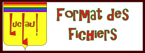 Format des fichiers